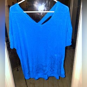 Open back shirt